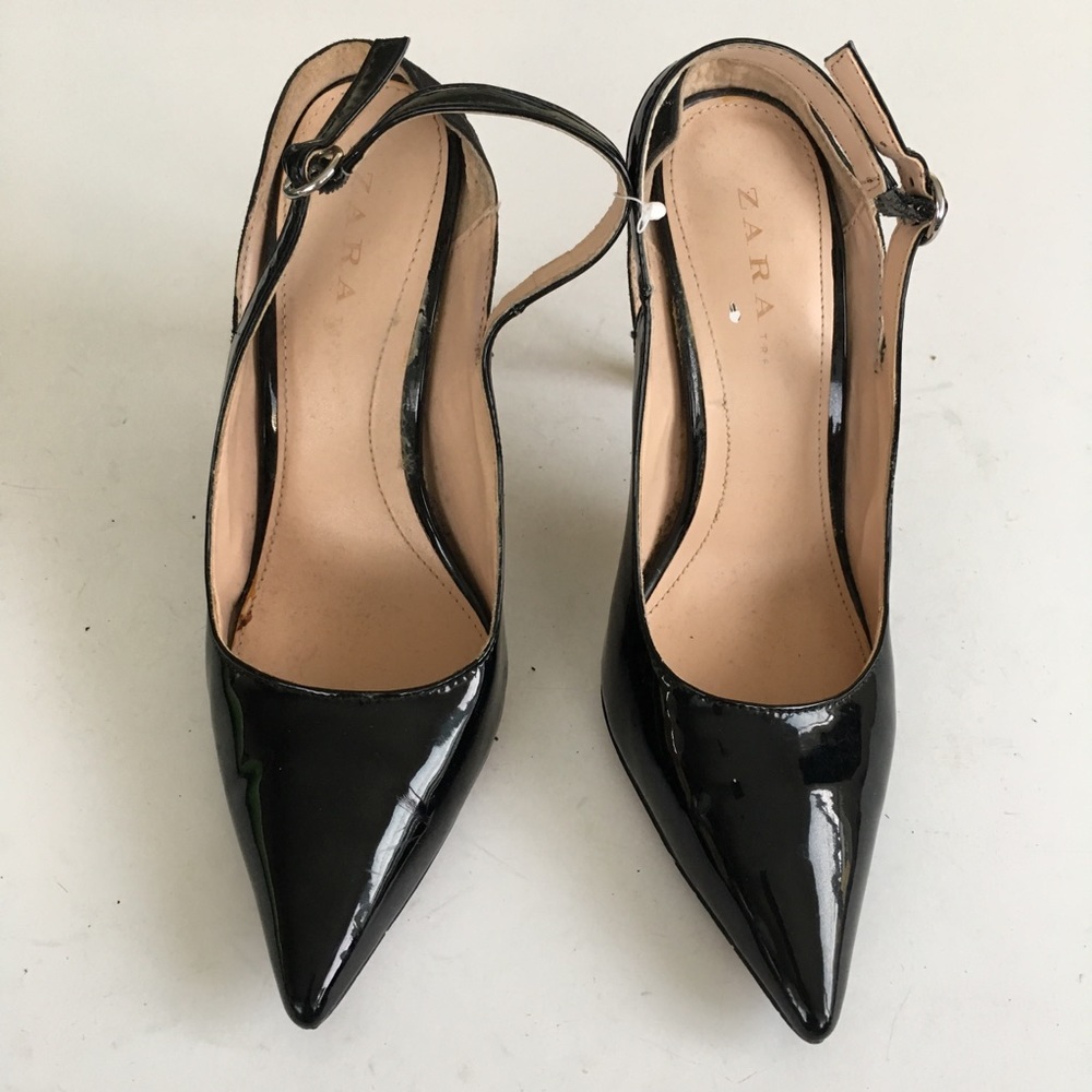 Zara pointy toe singleback Heel size 37 - Picture 2 of 6